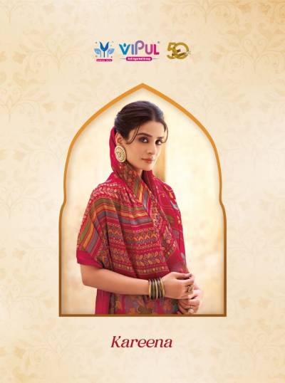 VIPUL KAREENA 83106 TO 83117 DESIGNER SATIN SAREE WHOLESALER IN INDIA